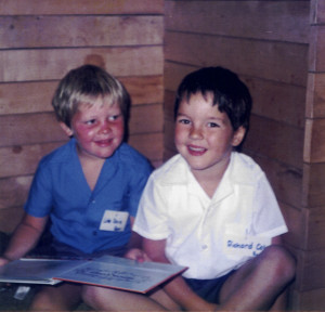 1986 - Richard with Luke