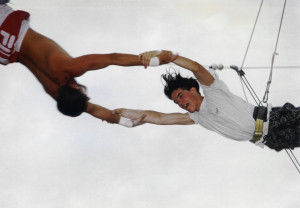 1998~ Richard on Lindeman trapeze